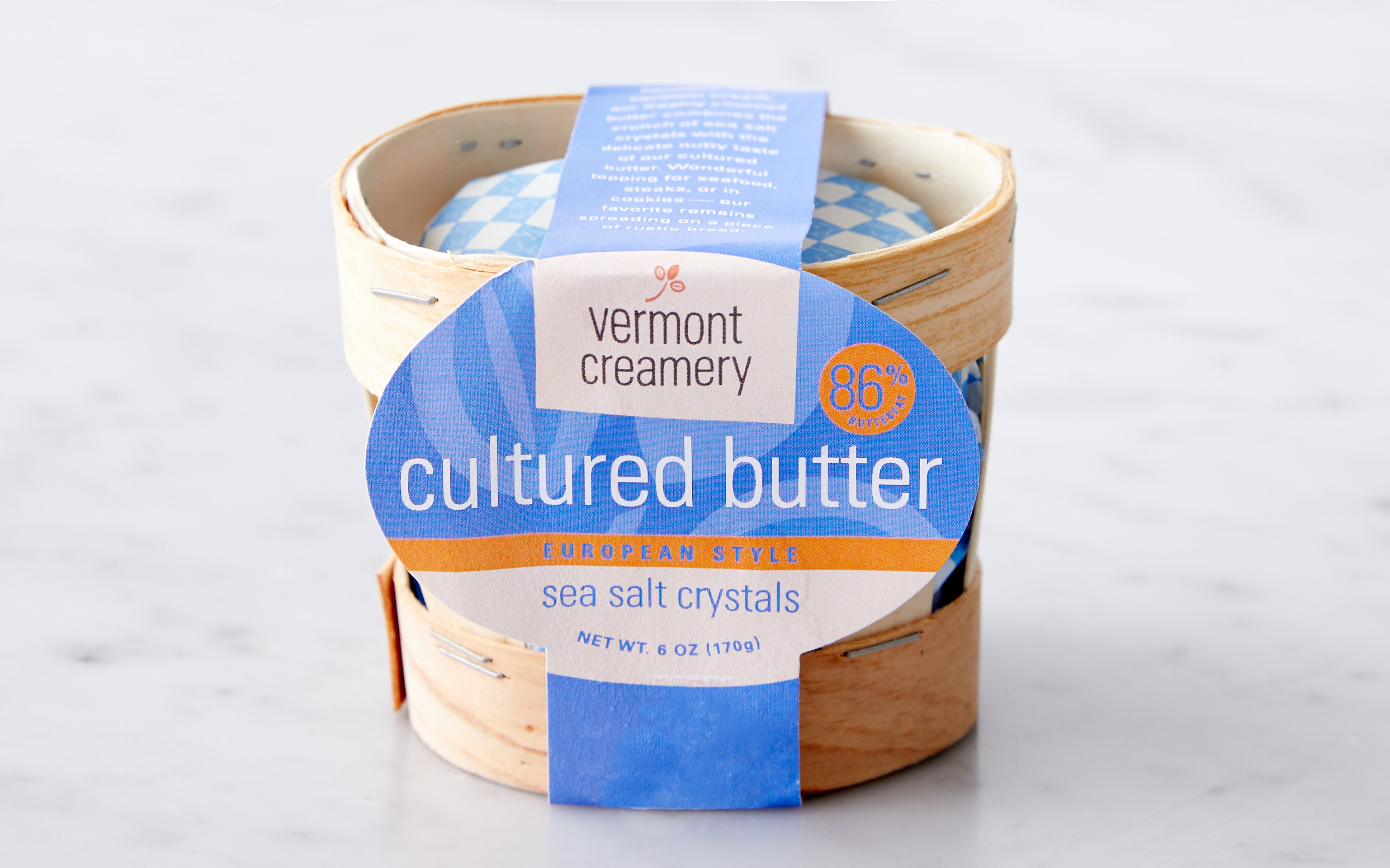 Sea Salt Cultured Butter Basket Vermont Creamery SF Bay Good Eggs